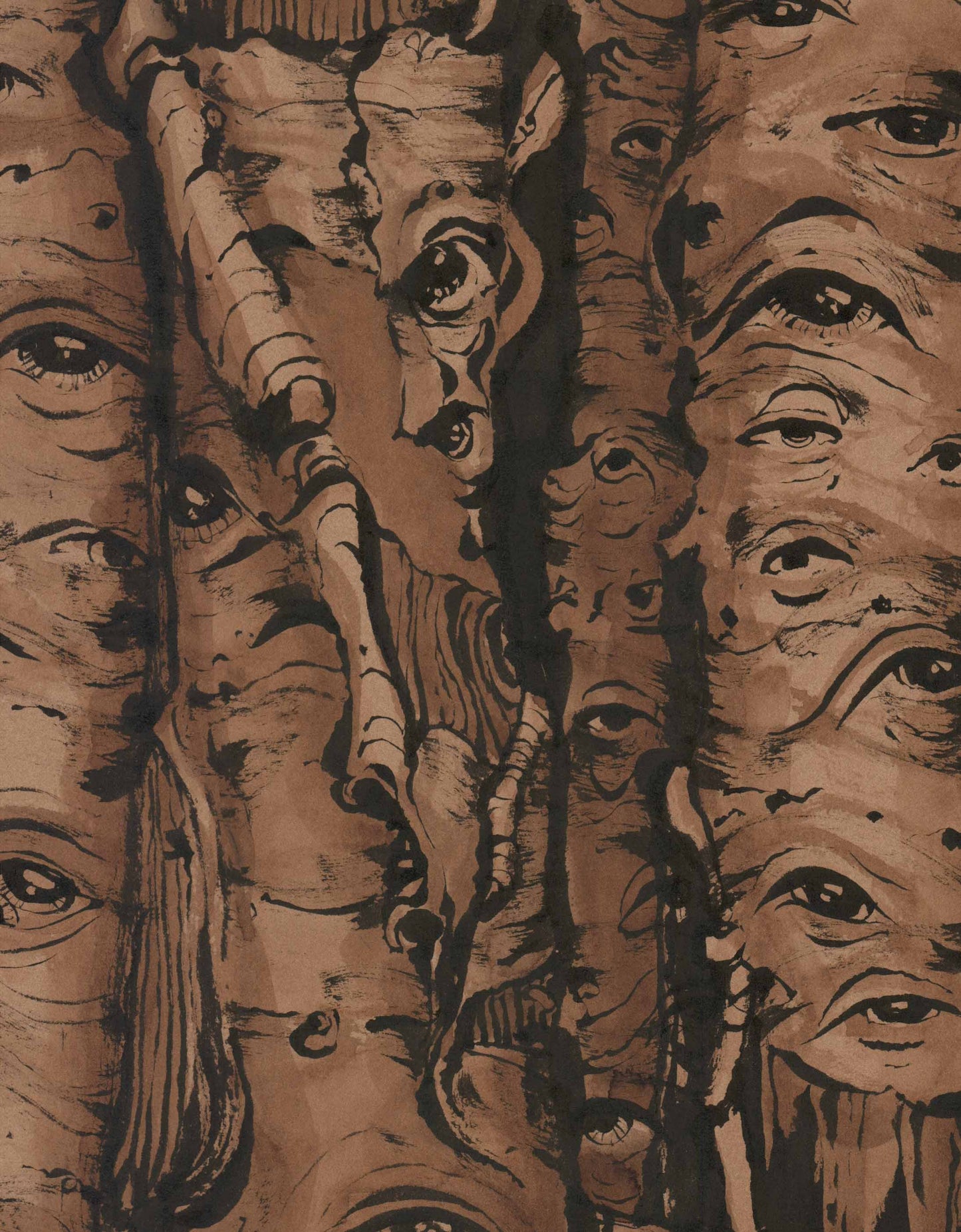 LARGE BIRCH FOREST (Hand-Drawn to Order)
