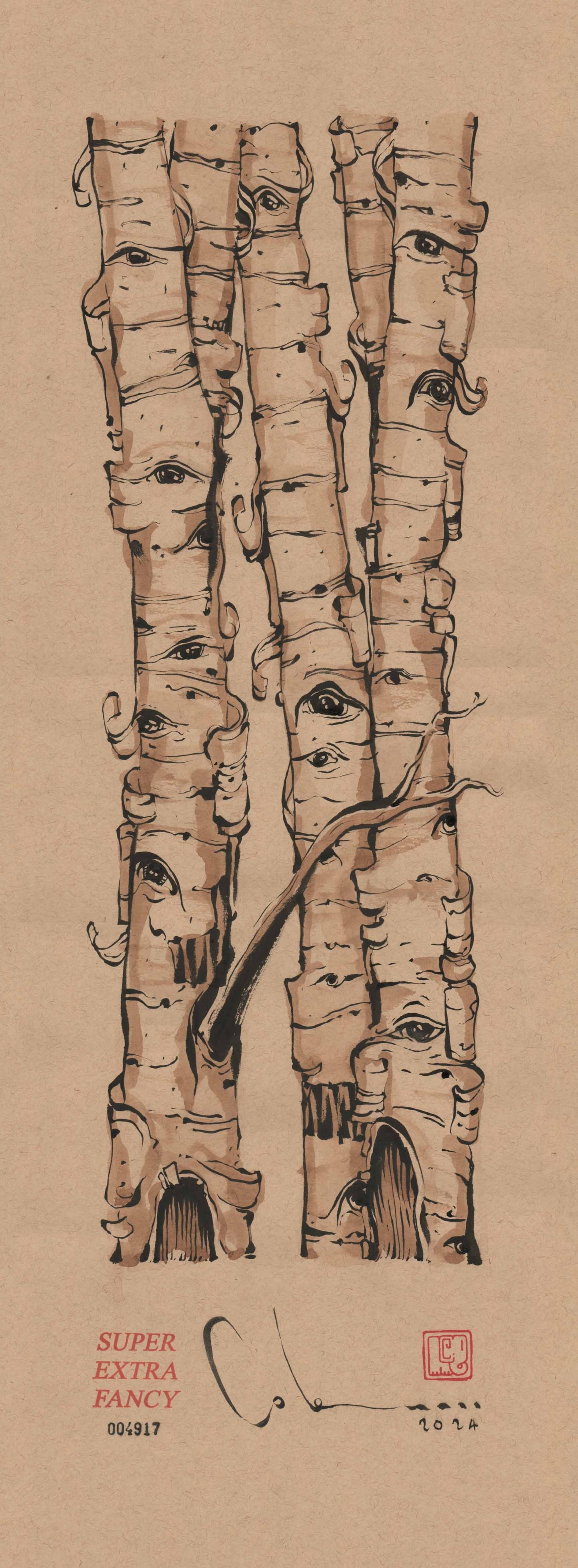 9x24" BIRCH (FRAME INCLUDED)