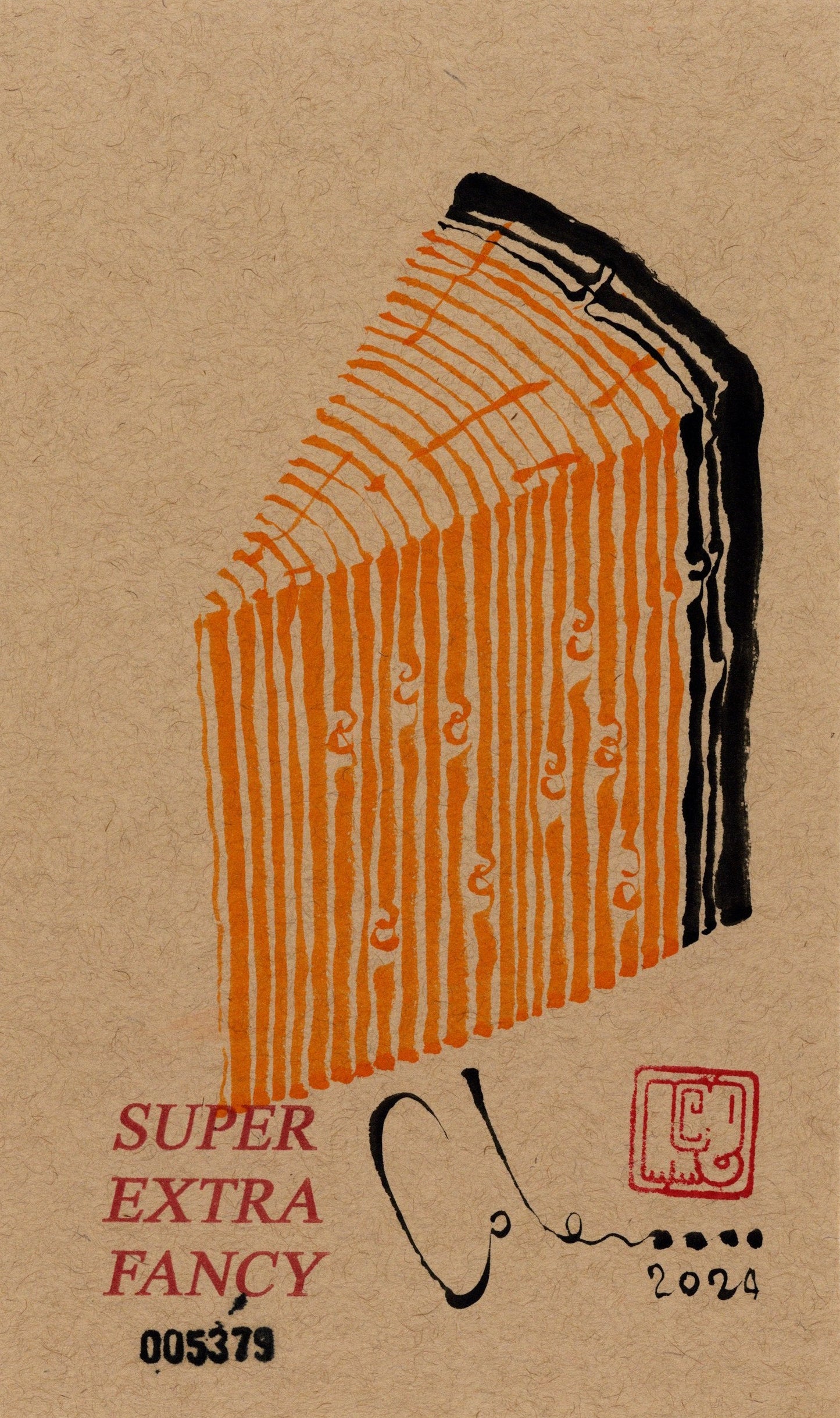 XS. Seasonal Drawing (5x8.5") Hand-Made Art !!!
