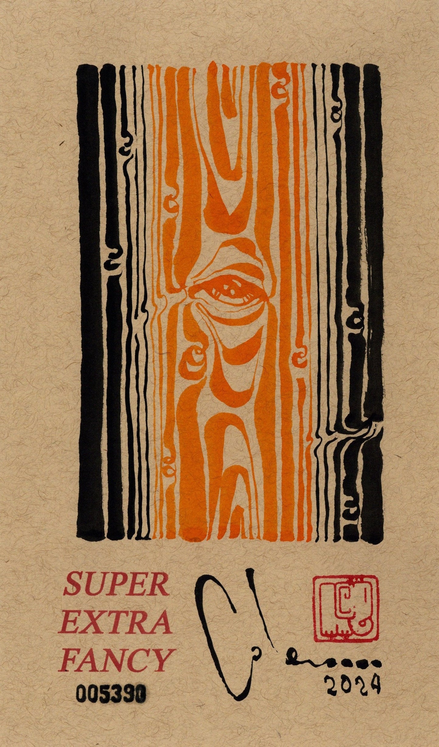XS. Seasonal Drawing (5x8.5") Hand-Made Art !!!