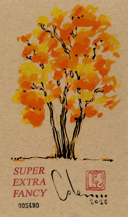 XS. Seasonal Drawing (5x8.5") Hand-Made Art !!!