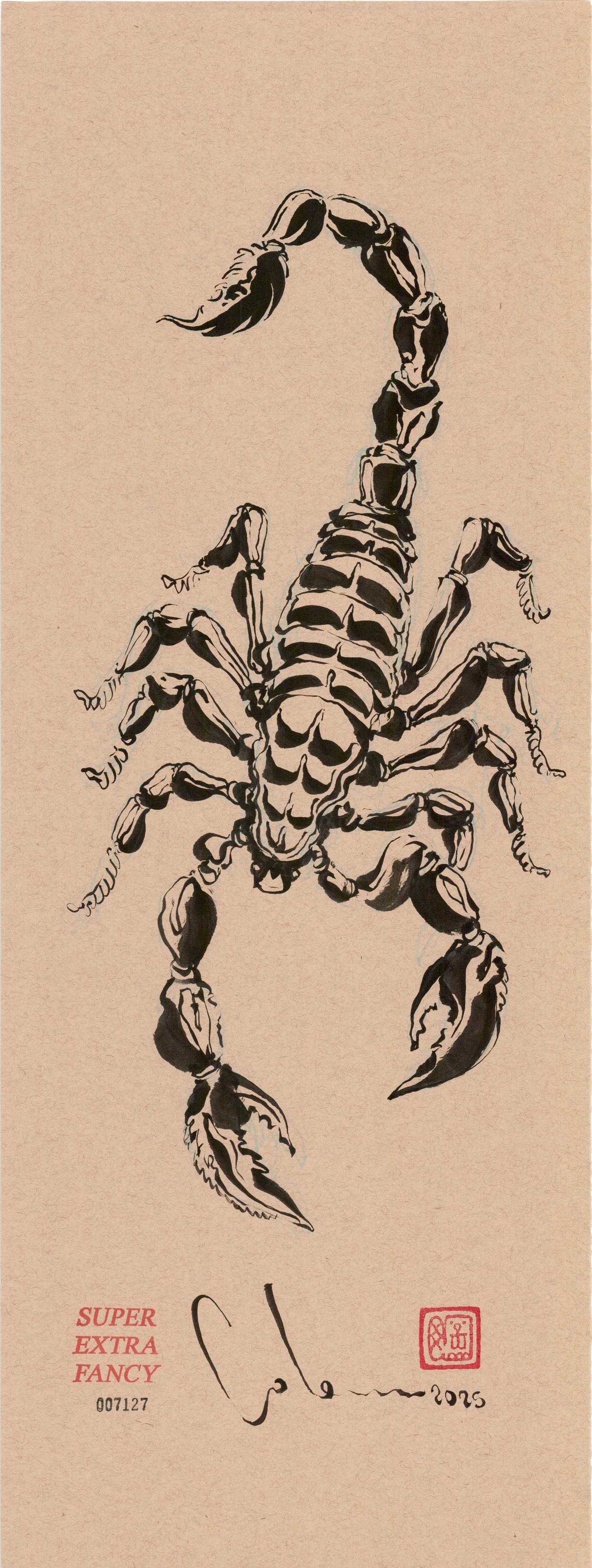 M. Scorpion (9x24") Hand-Drawn to Order !!!
