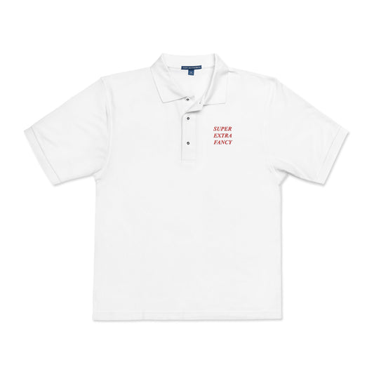Fancy Wordmark Polo — Embroidered