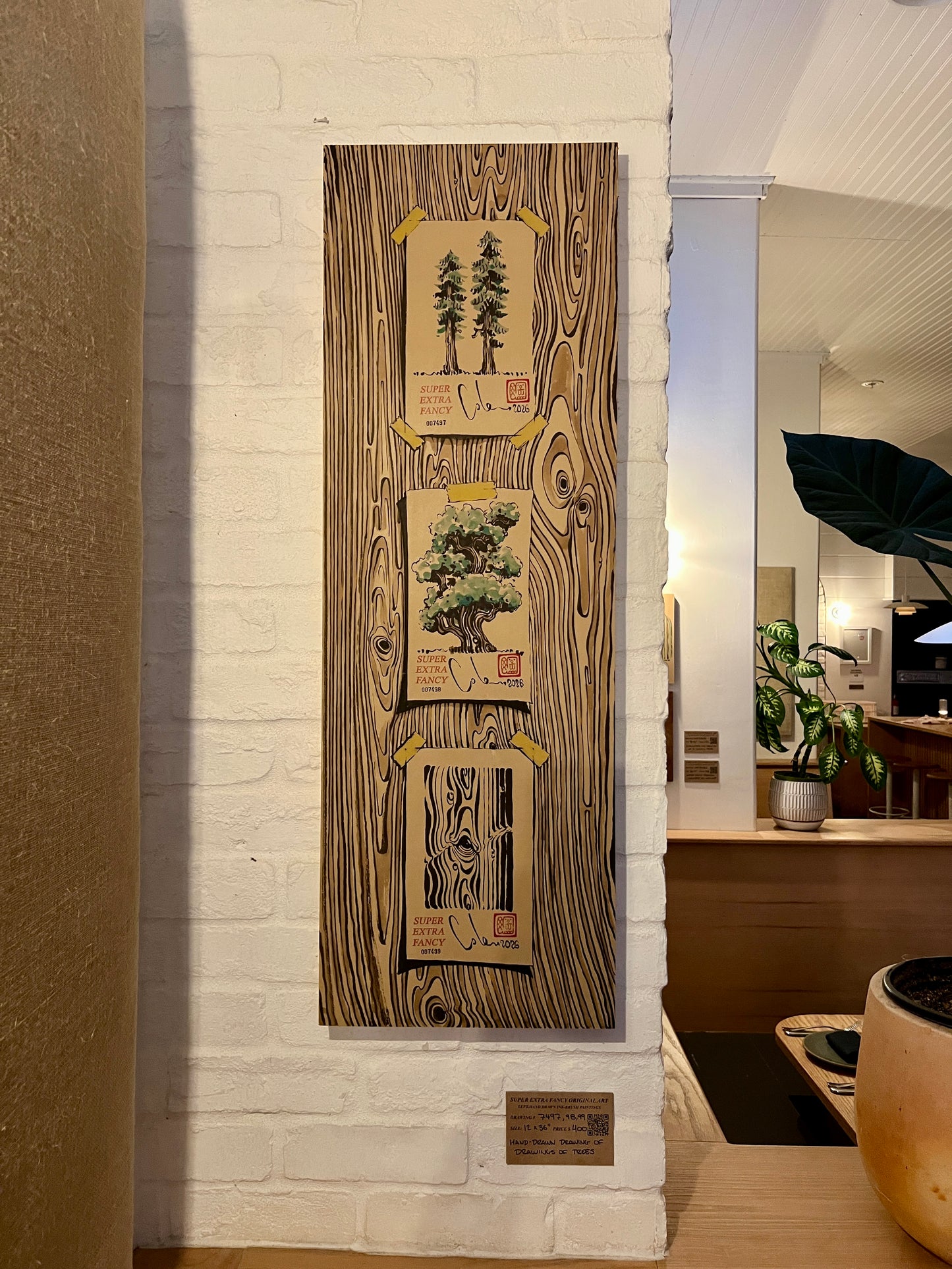 Camino Alto #7497, 98, 99 (Drawing of Drawings of Trees)