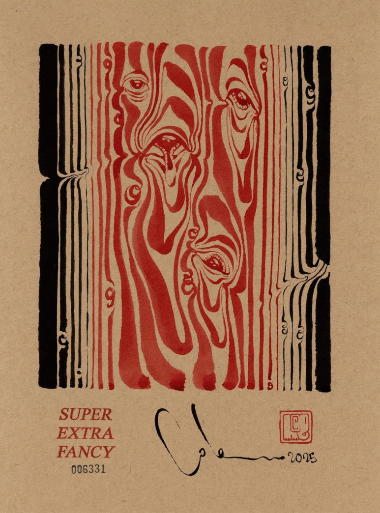 S. Artist Choice Drawing (9x12") Hanging Frame Included !!!