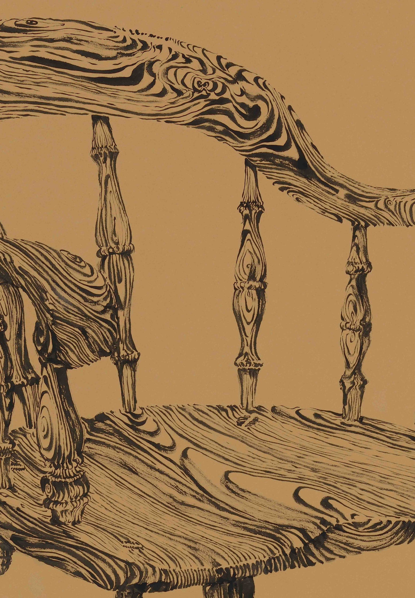 50 x 72" MILESTONE DRAWING #3000 WOODEN CHAIR