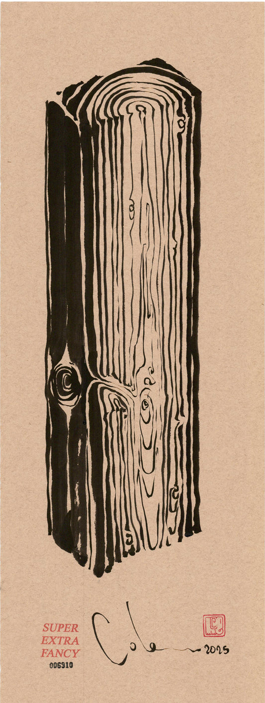 M. Plank (9x24") Hand-Drawn to Order !!!
