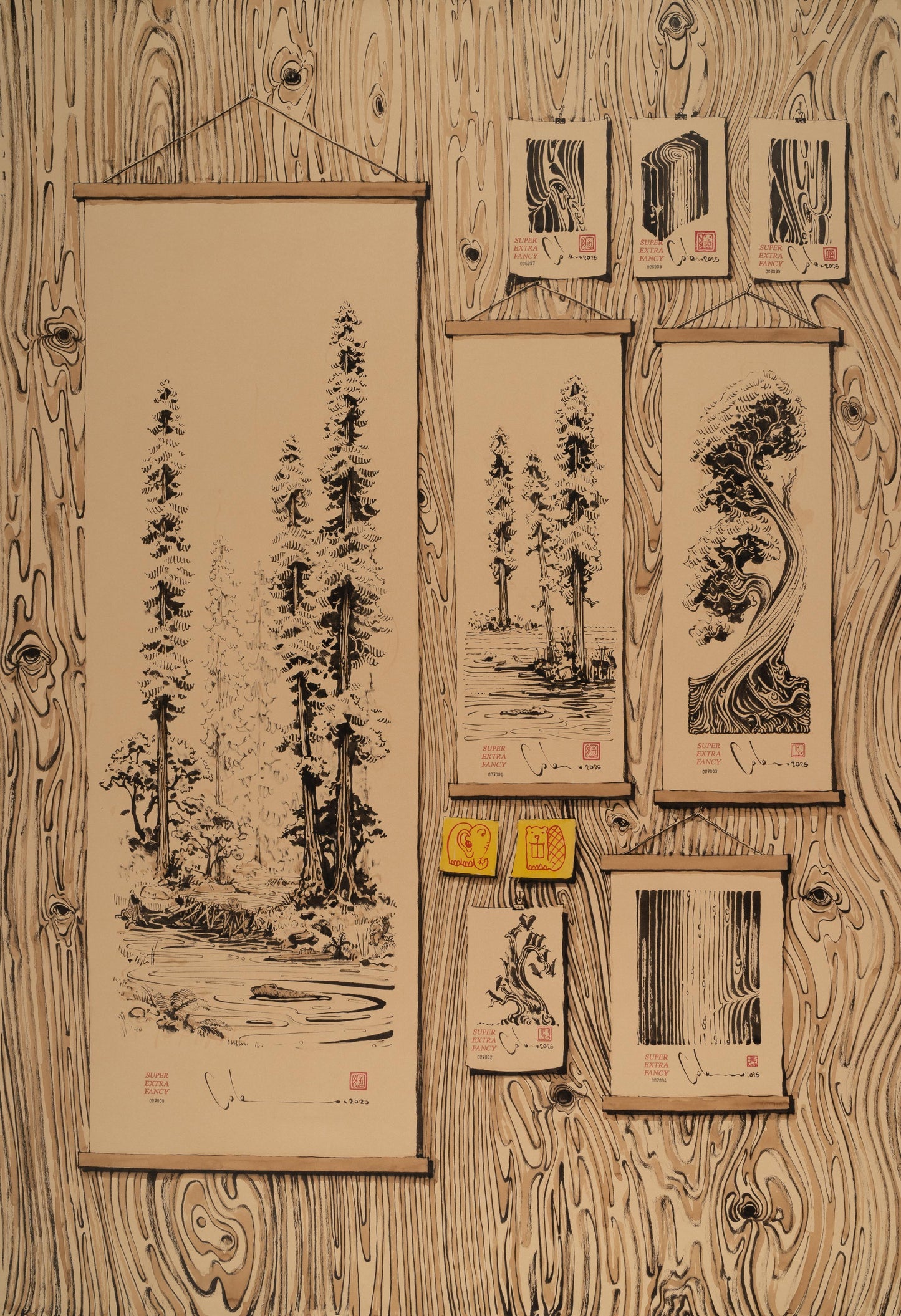 SXL. #7000 MILESTONE DRAWING (50x72") Drawings of Drawings !!!