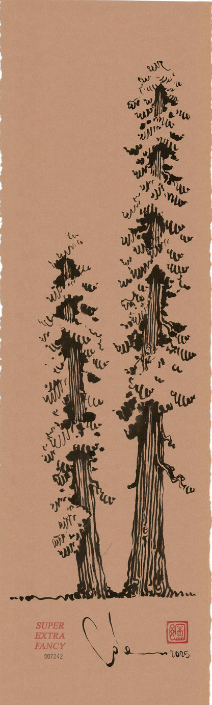 Medium Original Drawings (9x24") · Pick a Number