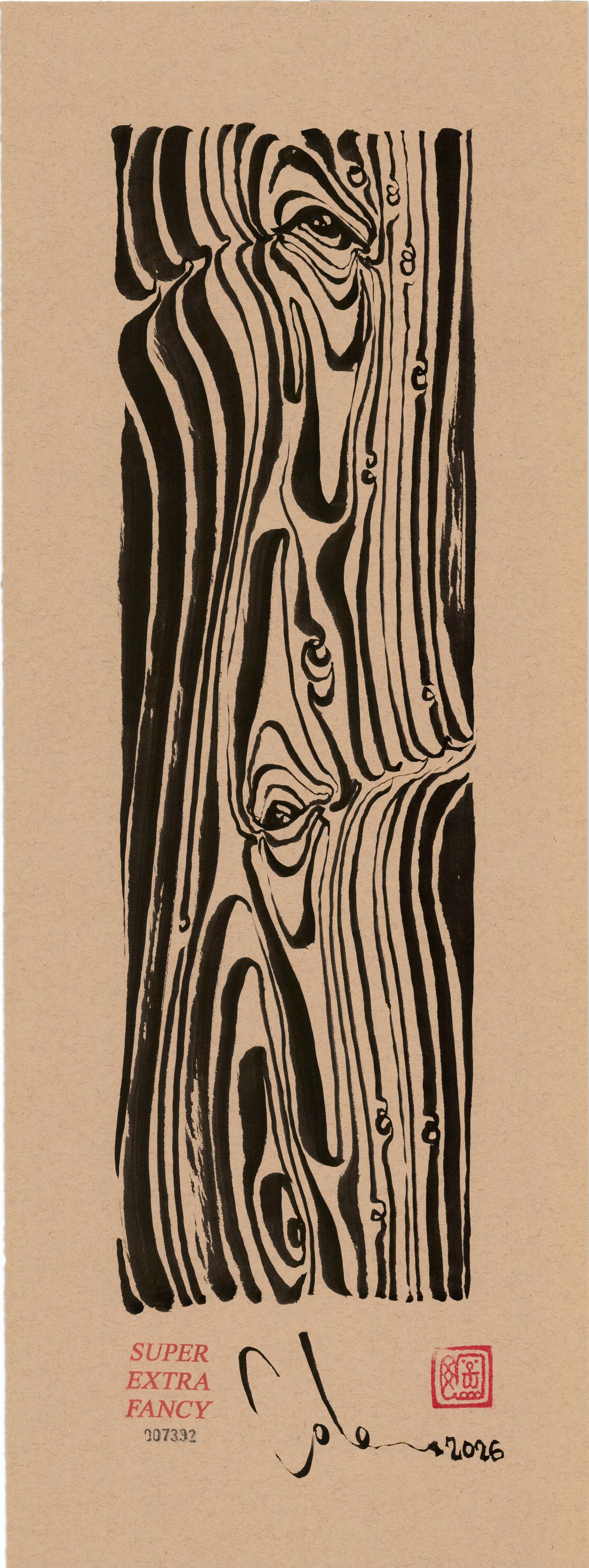 Medium Drawing (9x24") SXF Original Artwork