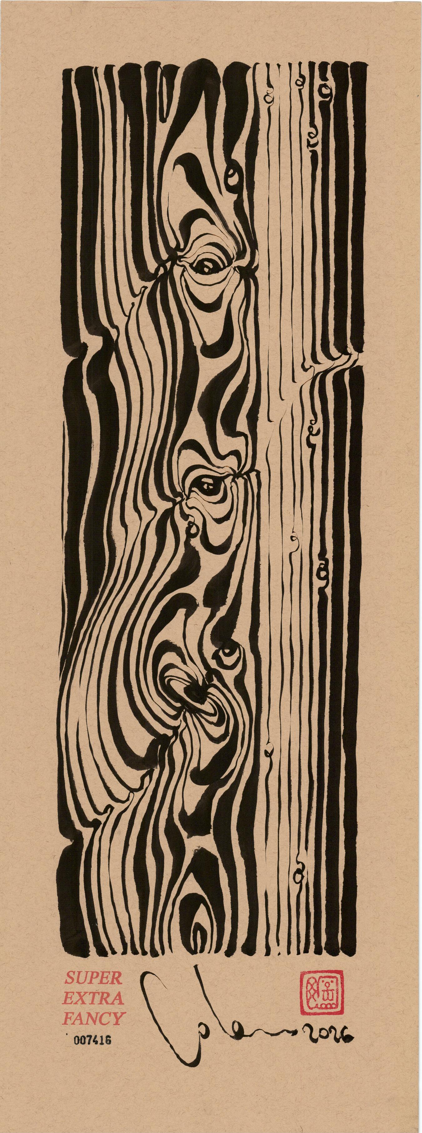 Medium Drawing (9x24") SXF Original Artwork