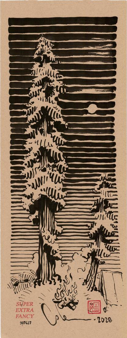 Medium Original Drawings (9x24") · Pick a Number