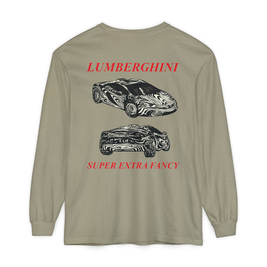 Fancy Lumberghini Long Sleeve — Sandstone