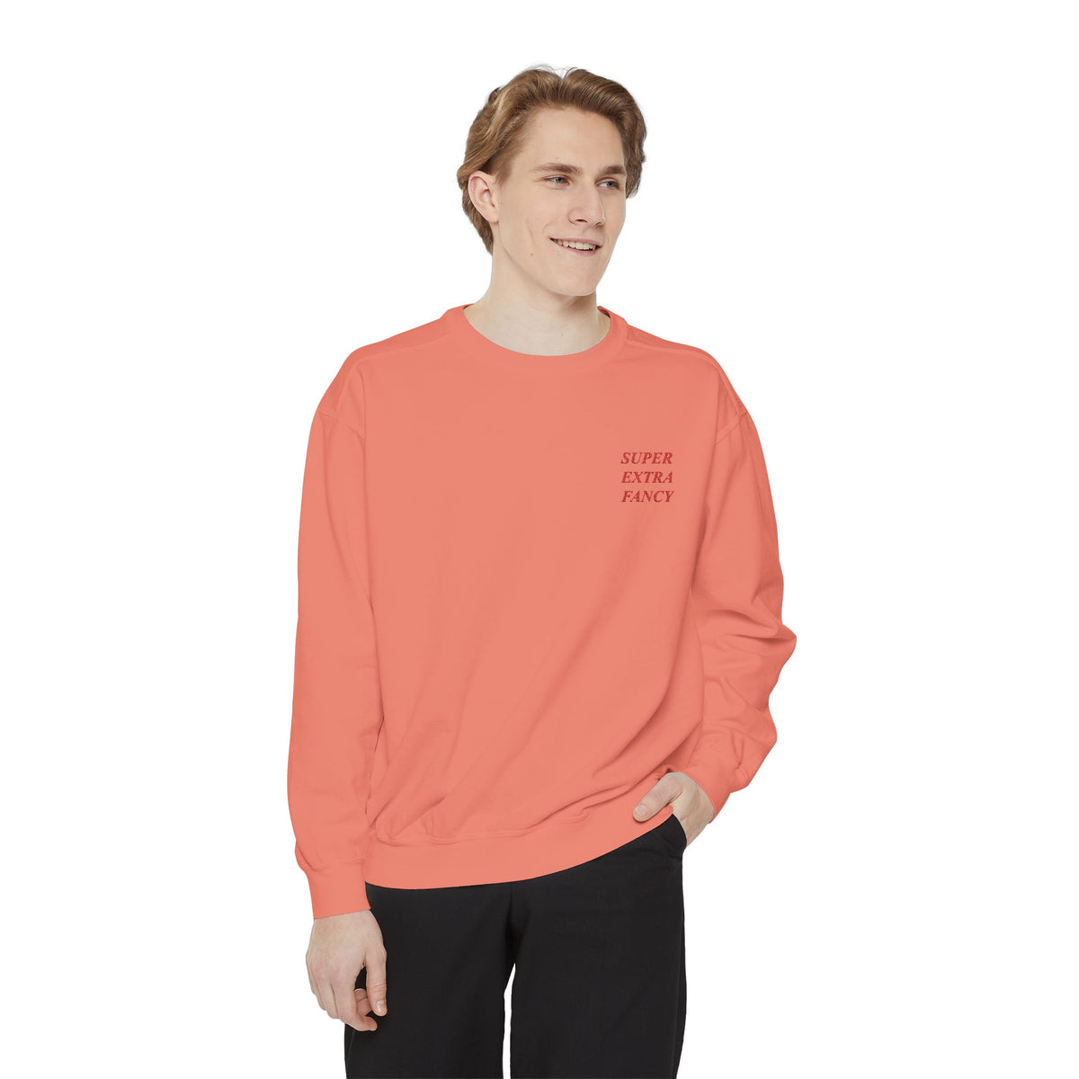 Fancy Wordmark Crewneck — Embroidered