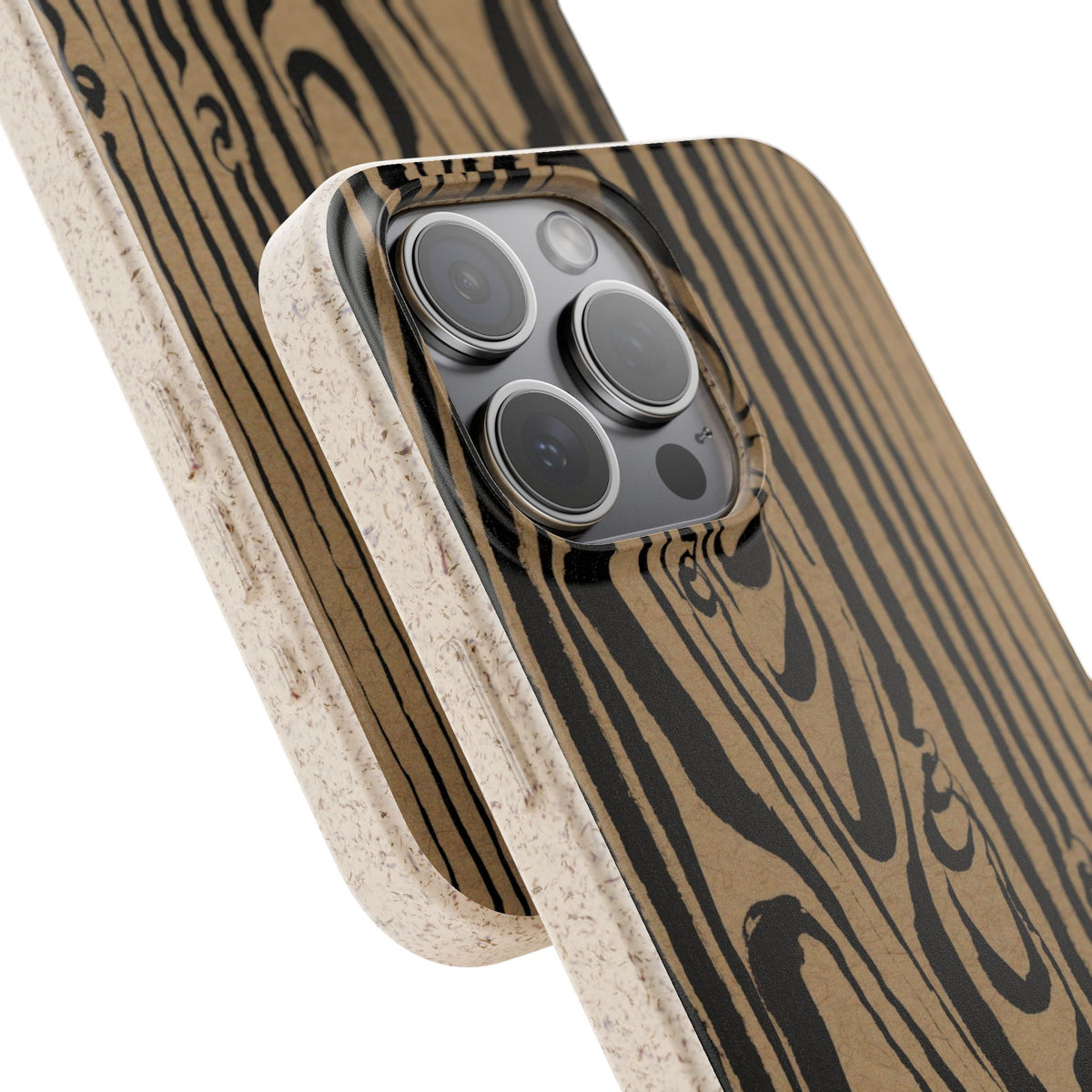 Low Eye Wood Grain Phone Case — Biodegradable