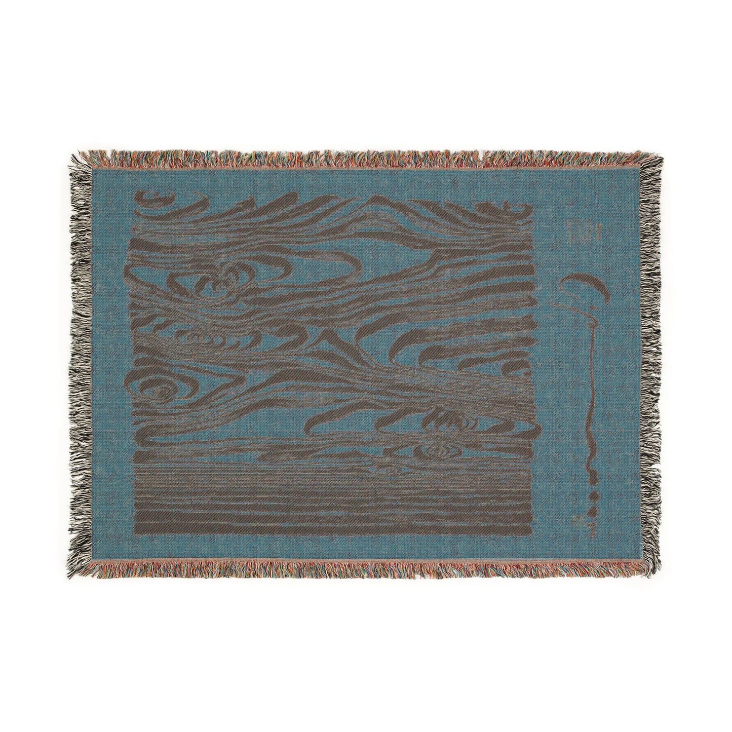 Wood Grain Woven Blanket, Woven to Order