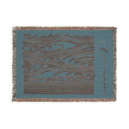 Wood Grain Woven Blanket, Woven to Order