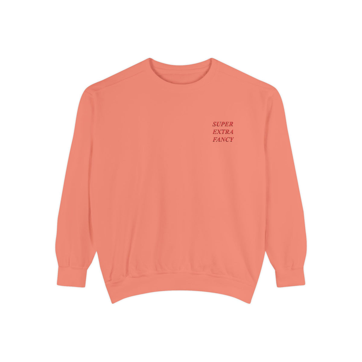 Fancy Wordmark Crewneck — Embroidered
