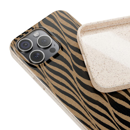 Wavy Wood Grain Phone Case — Biodegradable