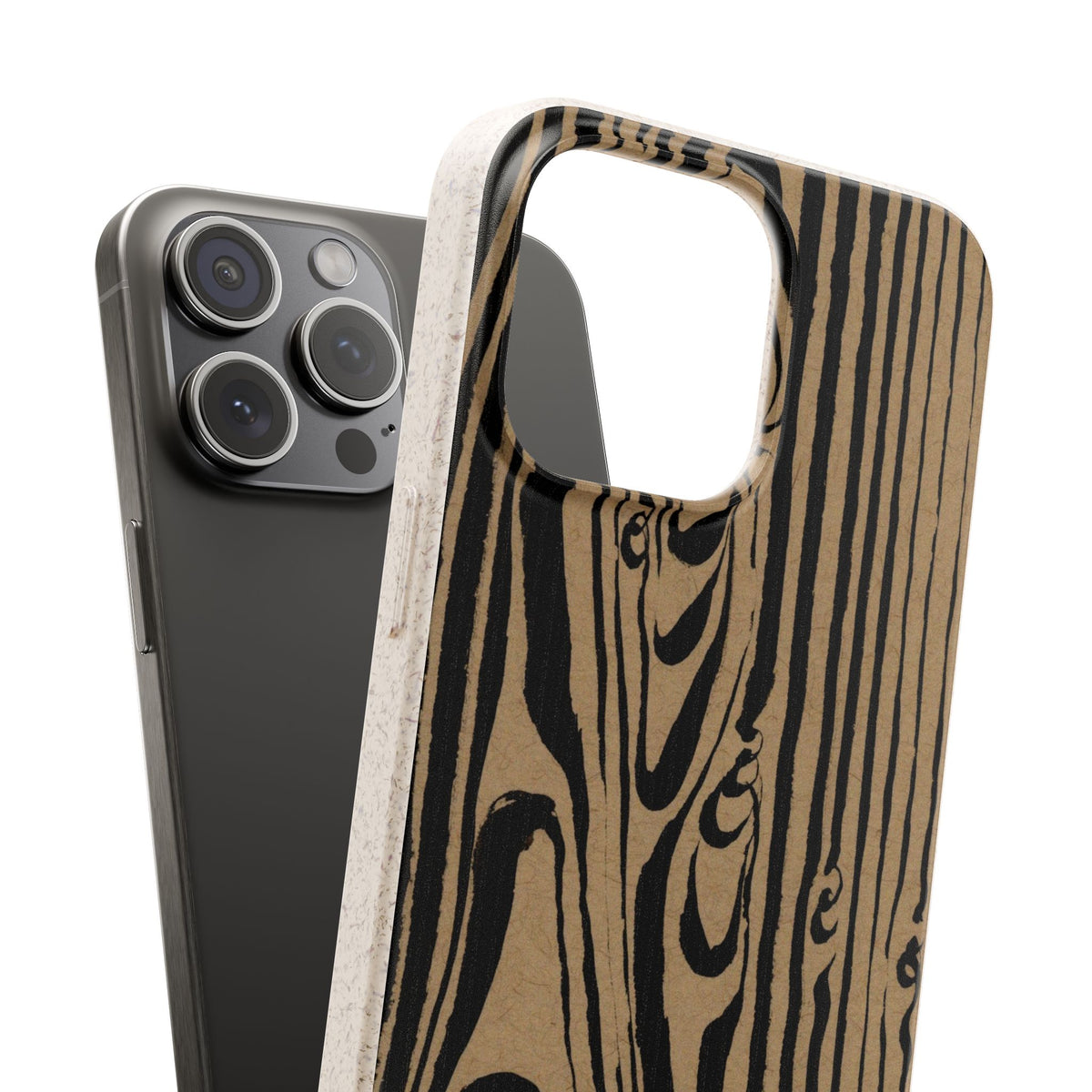 Low Eye Wood Grain Phone Case — Biodegradable