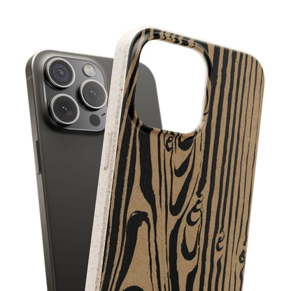 Low Eye Wood Grain Phone Case — Biodegradable