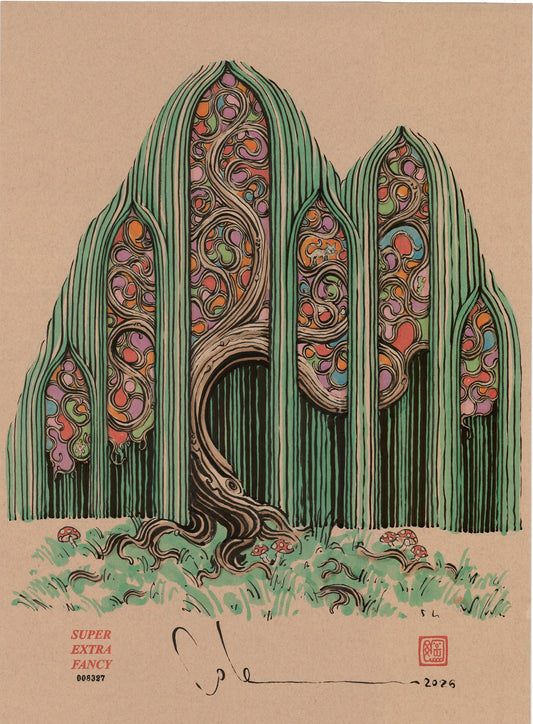 Stained glass willow (purple redraw) by SXF · #8327