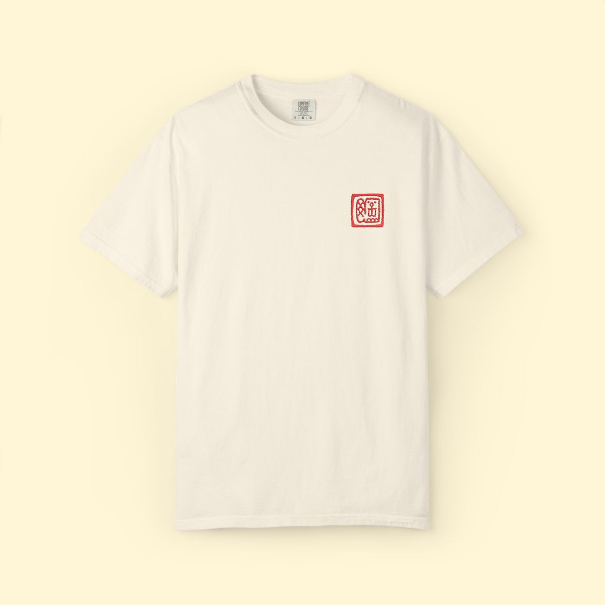 Fancy Stamp Tee — Embroidered