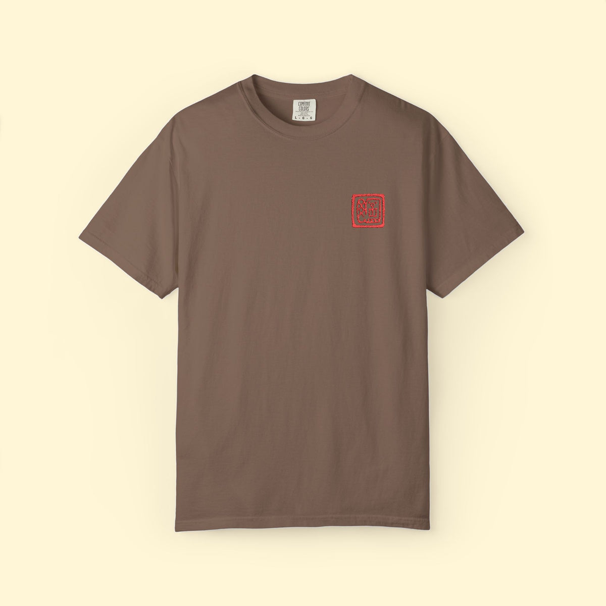 Fancy Stamp Tee — Embroidered