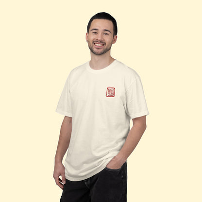 Fancy Stamp Tee — Embroidered