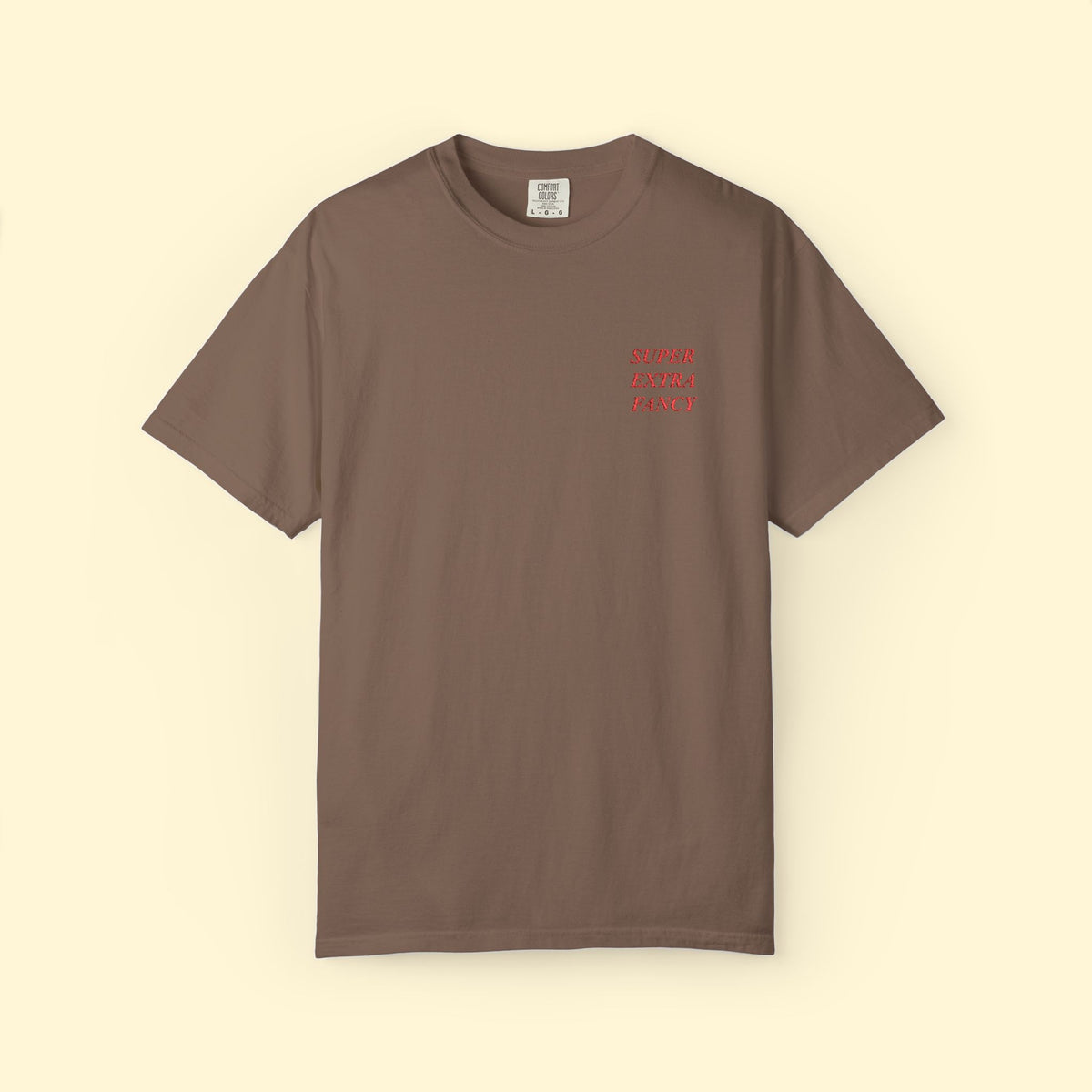 Fancy Wordmark Tee — Embroidered