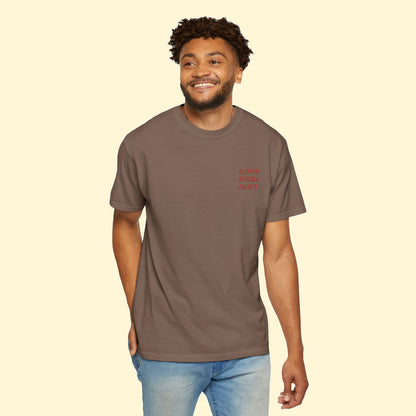 Fancy Wordmark Tee — Embroidered