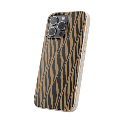 Wavy Wood Grain Phone Case — Biodegradable