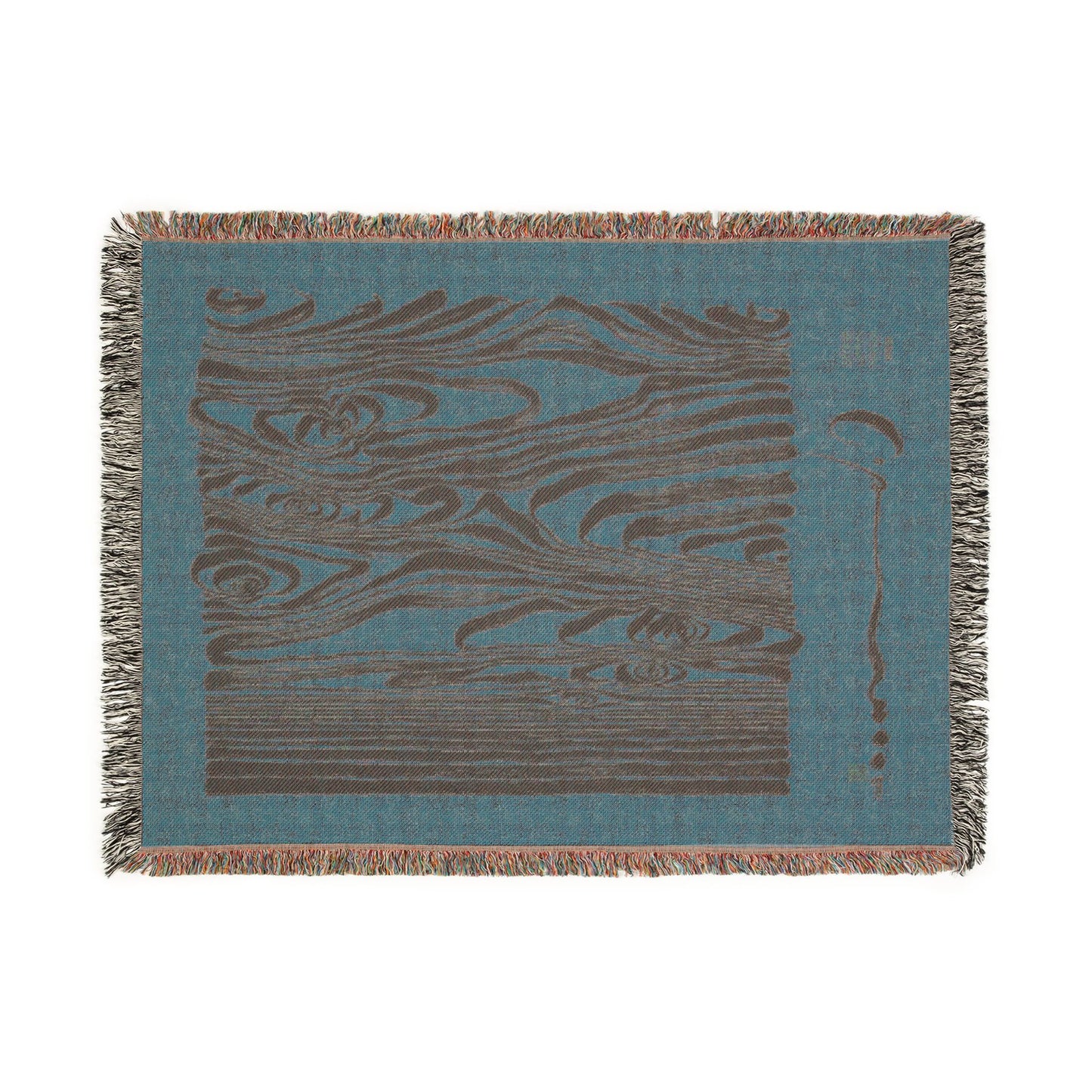 Wood Grain Woven Blanket, Woven to Order