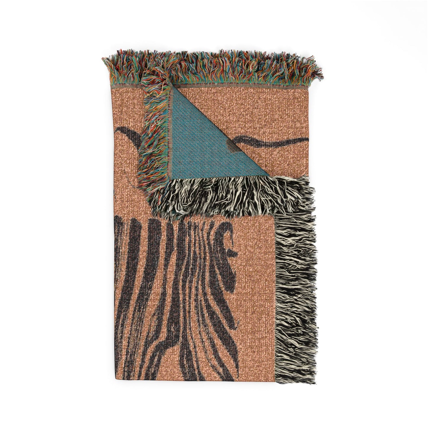 Wood Grain Woven Blanket, Woven to Order