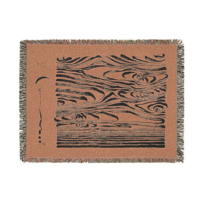 Wood Grain Woven Blanket, Woven to Order