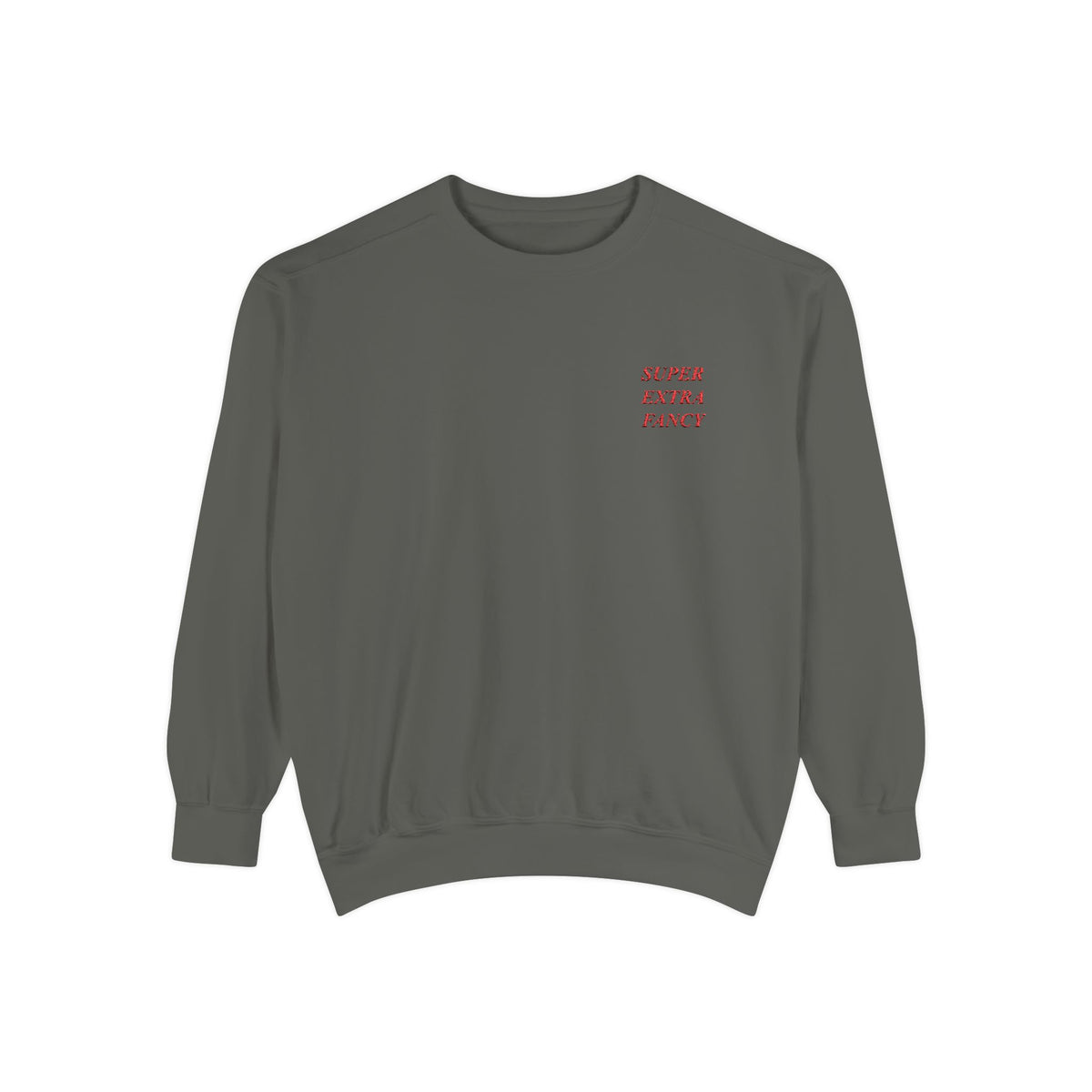 Fancy Wordmark Crewneck — Embroidered