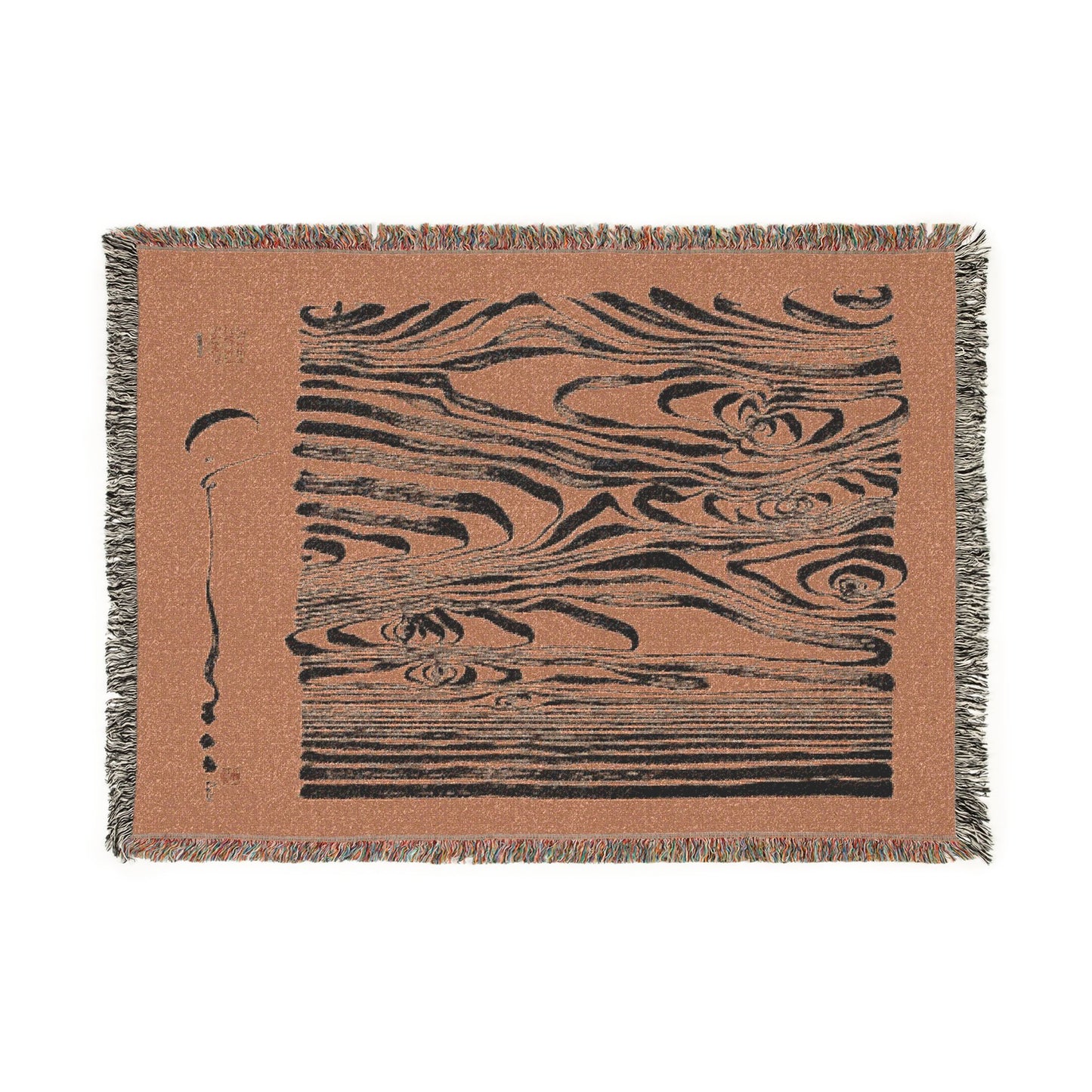 Wood Grain Woven Blanket, Woven to Order