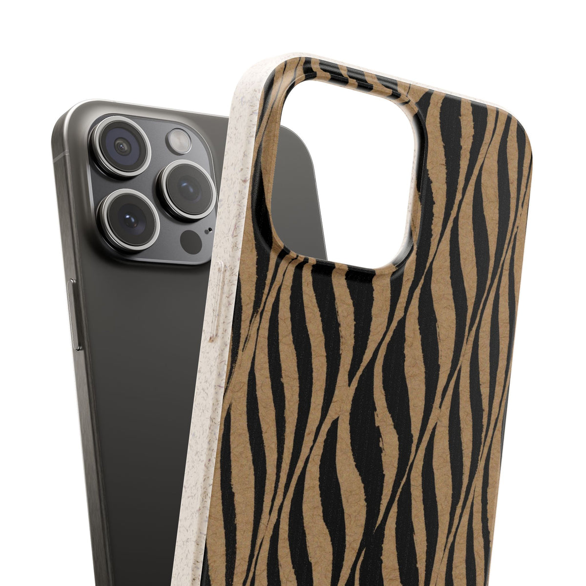Wavy Wood Grain Phone Case — Biodegradable