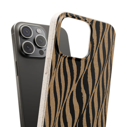 Wavy Wood Grain Phone Case — Biodegradable