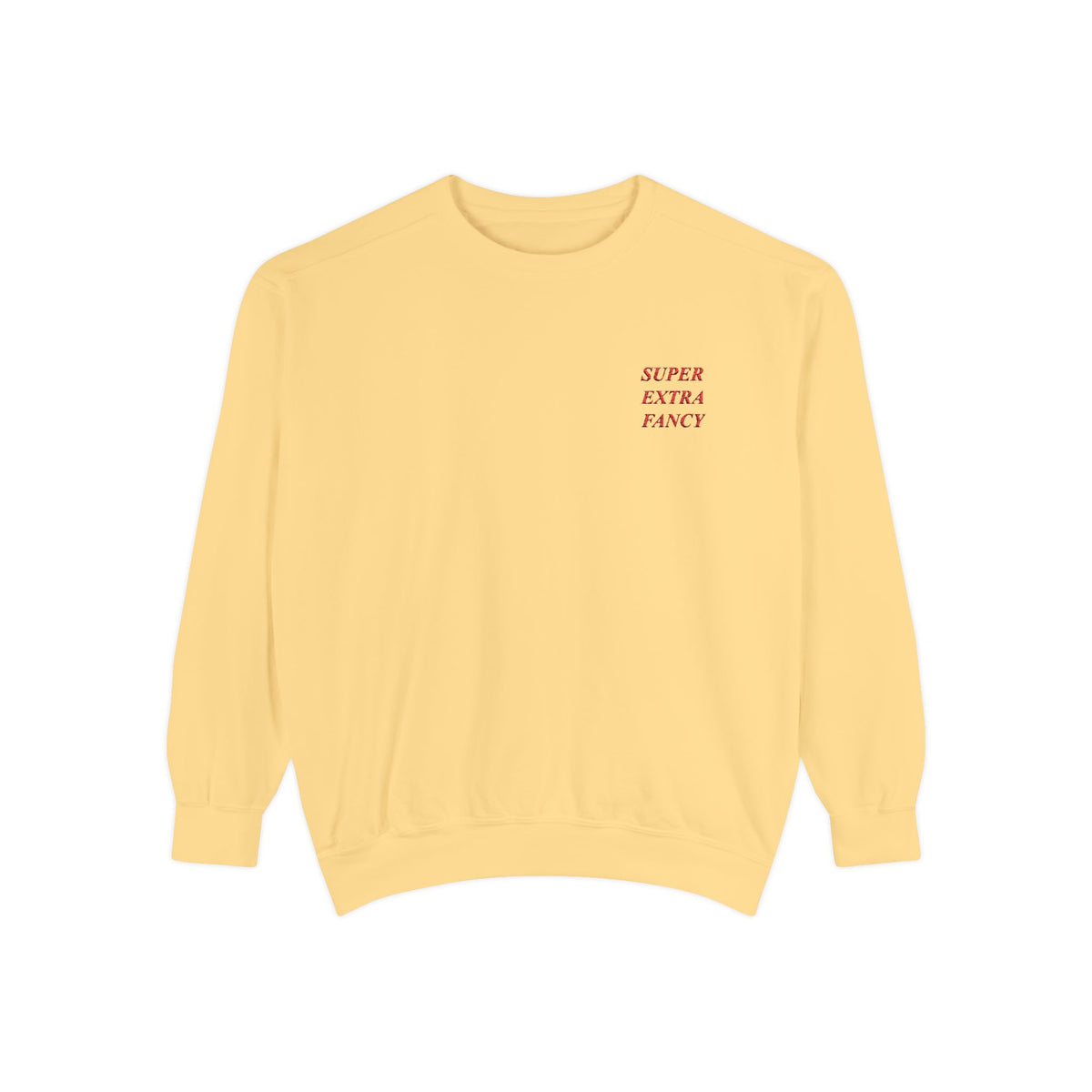 Fancy Wordmark Crewneck — Embroidered