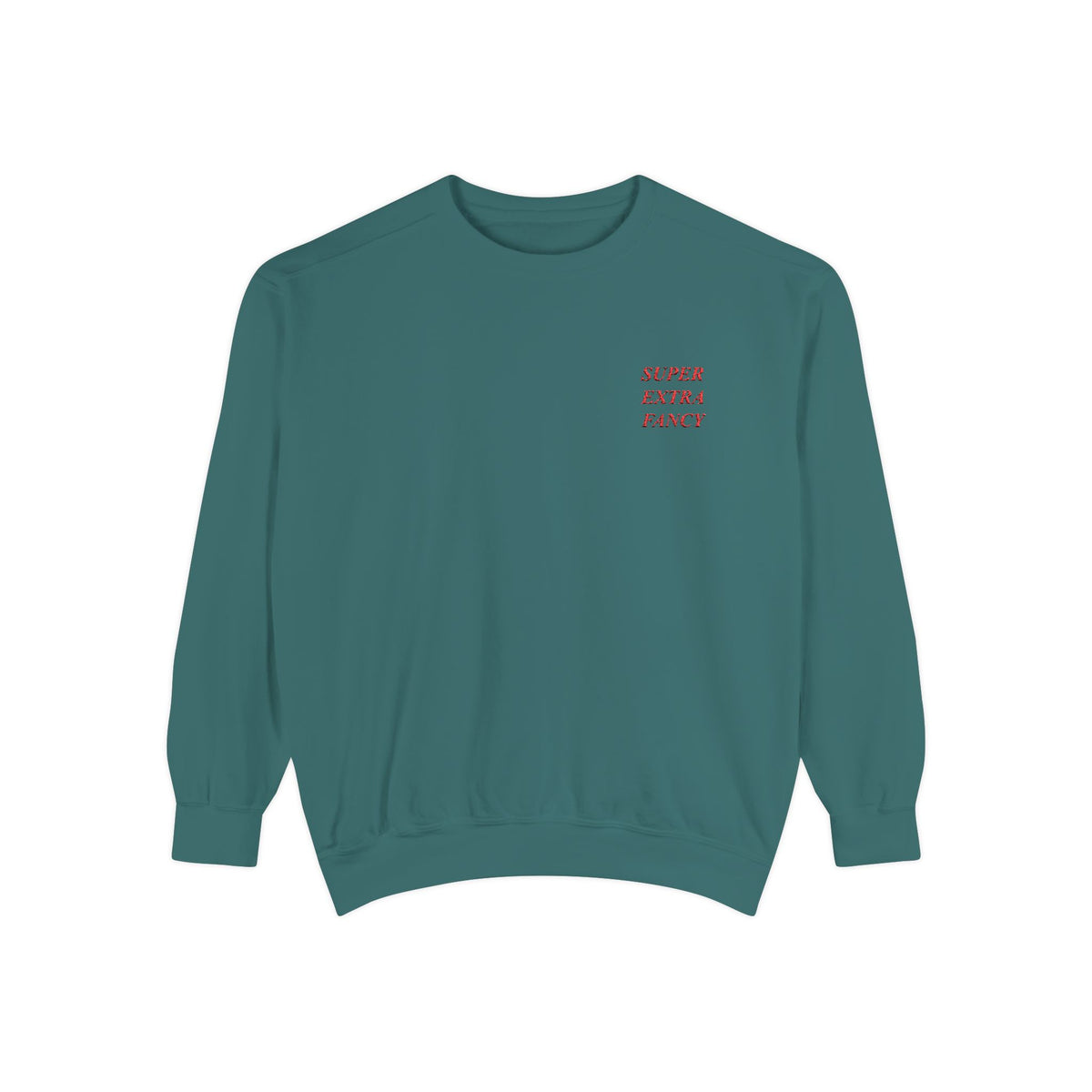 Fancy Wordmark Crewneck — Embroidered