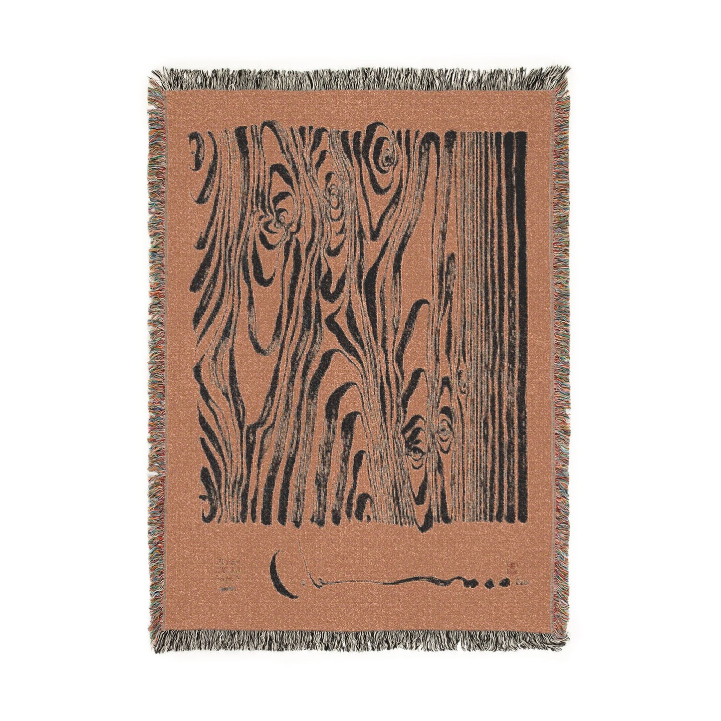 Wood Grain Woven Blanket, Woven to Order