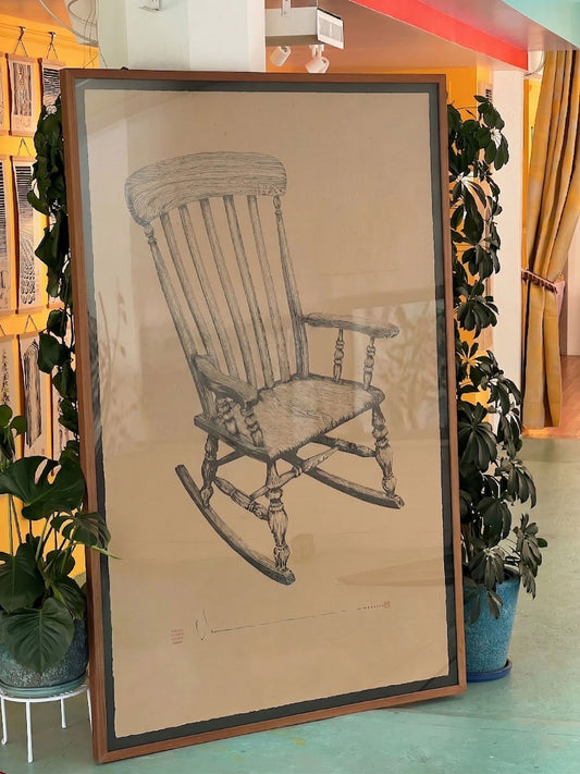 Framed Rocking Chair #5000 (45x72") SXF Milestone Drawing!