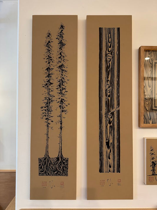 Camino Alto #5435 (Redwoods), #5449 (Wood-Grain)