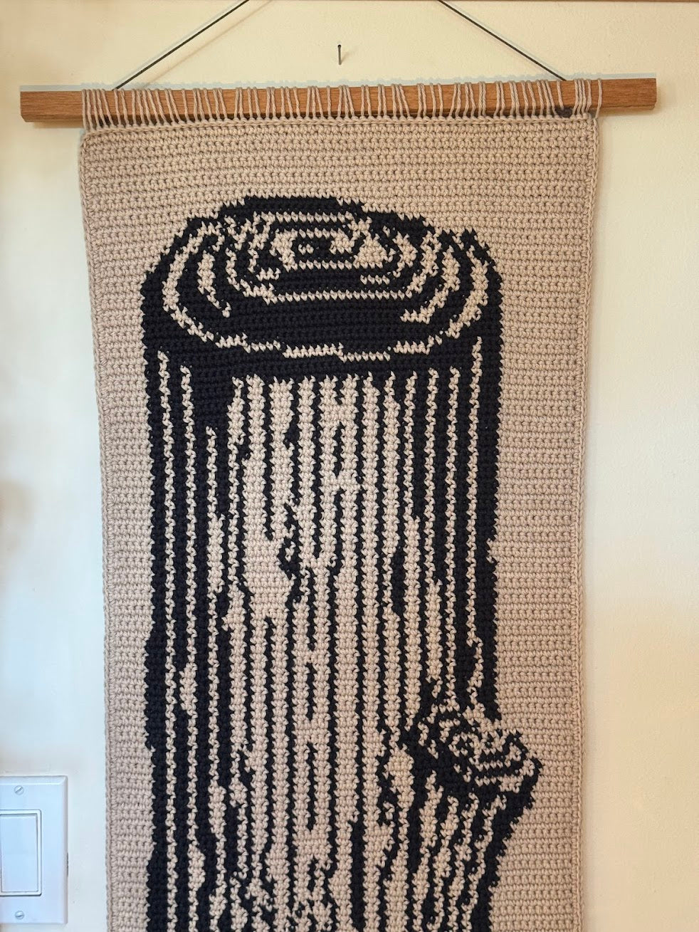 Log Crochet Tapestry (18x40")