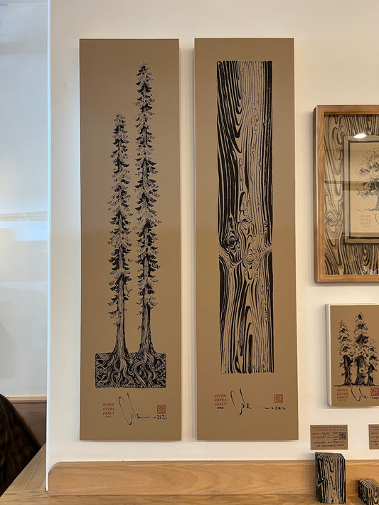 Camino Alto #7607 (Redwoods), #7628 (Wood-Grain)