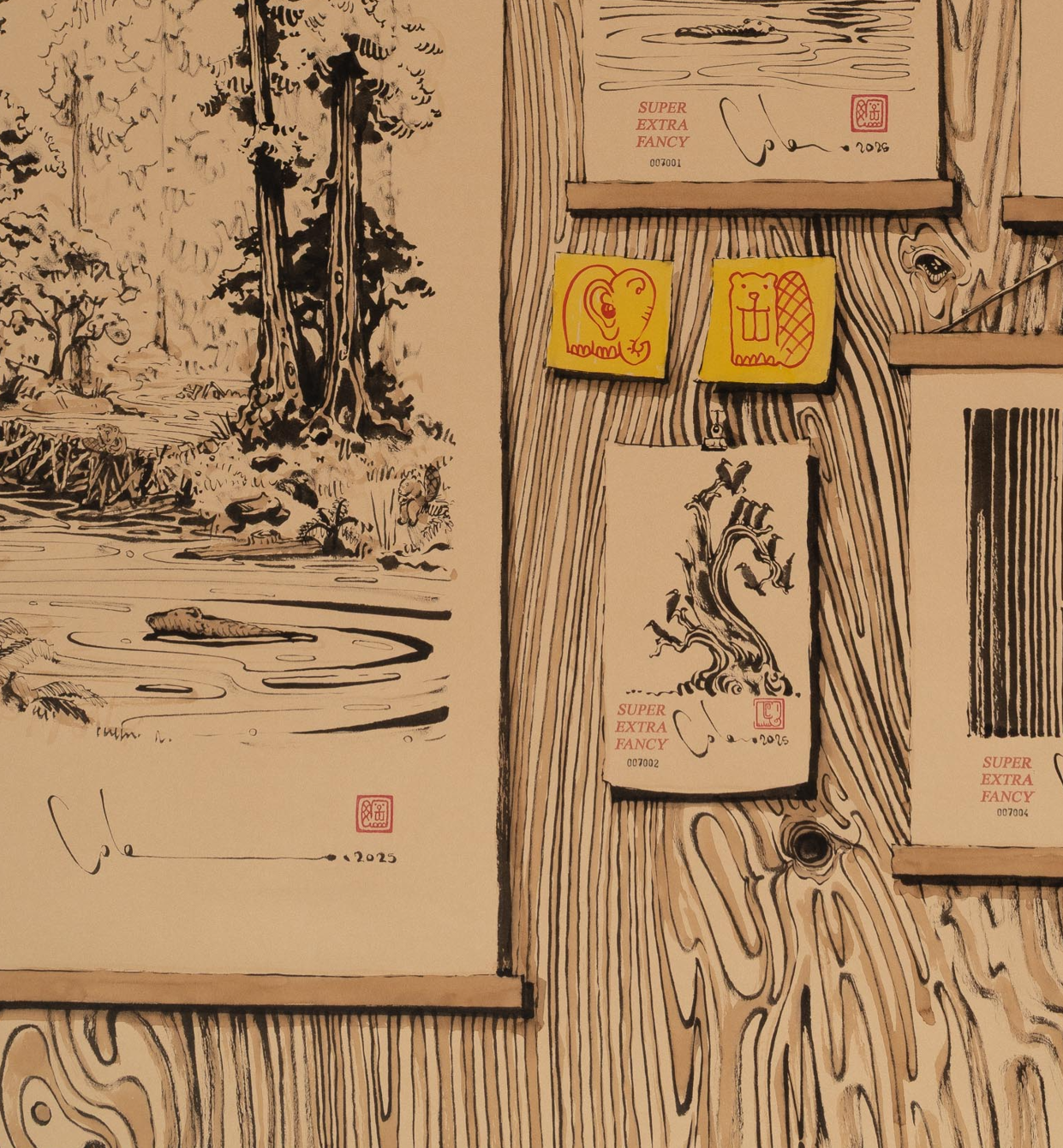 SXL. #7000 MILESTONE DRAWING (50x72") Drawings of Drawings !!!