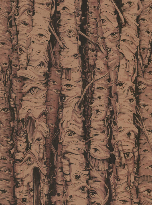 LARGE BIRCH FOREST (Hand-Drawn to Order)
