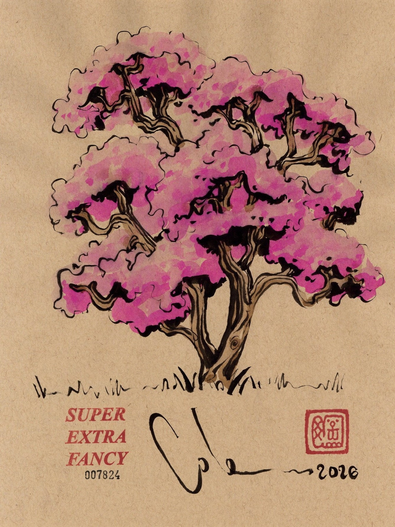 Small Drawing (9x12") SXF Original Artwork