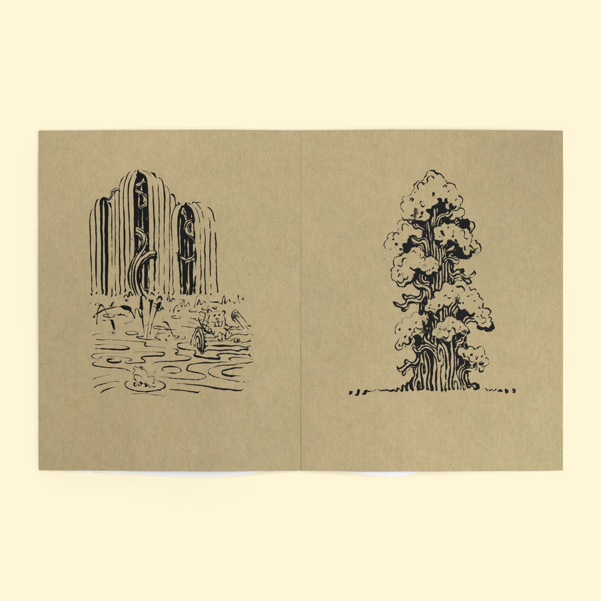 Coloring Book #1 (Kraft), inside spread